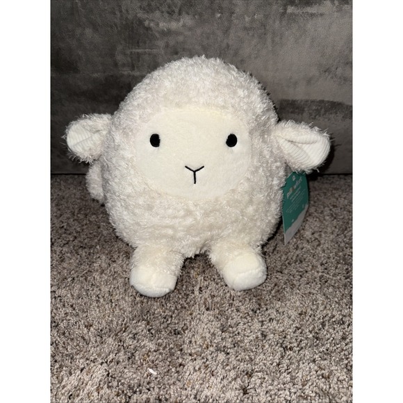 PILLOWFORT Mini Weighted LAMB plush white‎ sheep Sensory Pillow Toy NEW NWT - Picture 1 of 3